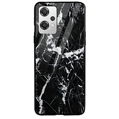 Image of COLORflow Back Cover Compatible with OnePlus Nord CE 2 Lite 5G | Black Marble White | Shockproof TPU Bumper Cover with Camera Protection Back Cover Compatible with OnePlus Nord CE 2 Lite 5G