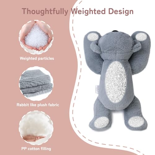 Image of Niuniu Daddy Koala Weighted Stuffed Animals, 20 Inch 3.3 lbs Weighted Plushies, Heavy Calming Body Pillow for Sleeping, Sensory Lying Lap Pad Toy Huggable Gift for Kids and Adults