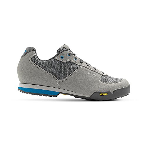 Giro Petra VR Womens Dirt Shoes - Titanium/Blue Jewel - Size 373
