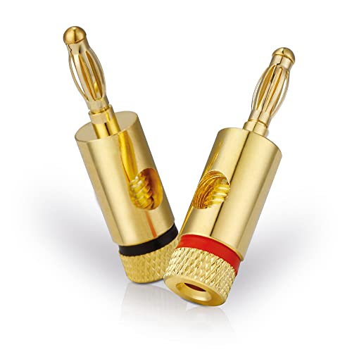 Sonero Premium Banana Plugs (Set of 8) for all Speaker Cables with a Diameter of max. 6 mm² - Image 4