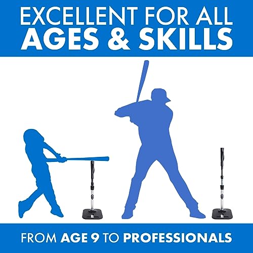 Tee de batting de baseball robuste et reglable Tanner Pro pour entrainement premium - 7