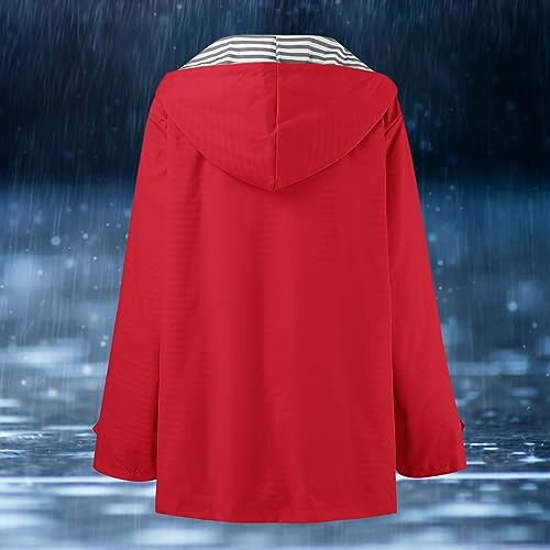 Sudadera con capucha para mujer chaqueta impermeable con cremallera 4