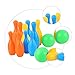 Toyvian Interactive Bowling Toy Set for Boys and Girls Small Bowling Balls Set Colorful and Fun for Boys and Girls for Indoor Play