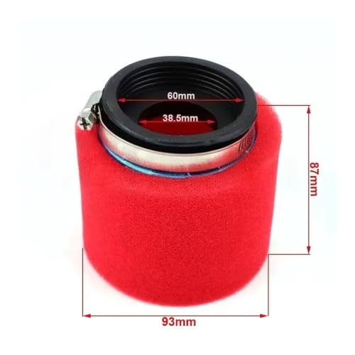 GAtB^[ tH[GAtB^[ 35mm 38mm 42mm 45mm 48mm 50mm 60mm X|WN[i[ ybg XN[^[ _[gsbgoCN I[goC(Straight-60mm-Red)