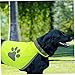 Hund reflektierende Weste hohe Sichtweite Nacht Sicherheitswesten Haustier Jacke Kleidung Fluoreszierende grüne S
