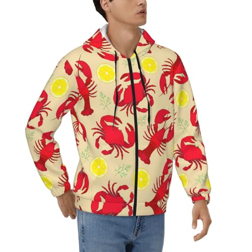 Sweat homme crabe et homard idéal pour vos weekends d'automne décontractés