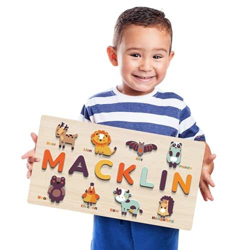 Wooden Personalized Name Puzzle Customized Gifts for