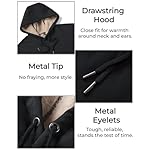 Boladeci Men's Sherpa Lined Hoodie Sweatshirts Heavy Fleece Cotton for Winter Cold Weather - Image 4