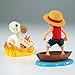 Banpresto Monkey.D.Luffy & Going Merry One Piece Action Figure - World Collectable Log Stories 8 cm - BP28928P Multicolor - Collectible Figure - Great for Anime Fans