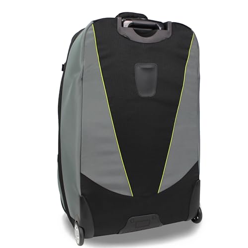 World Traveler Rolite Alpine Upright Style Lightweight 30-Inch Rolling Duffel Bag - Grey3