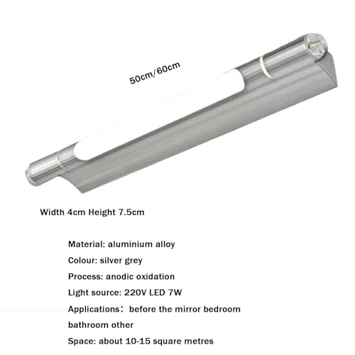 Lámpara de pared giratoria 270 con luz cálida e iluminación impermeable de aluminio 7