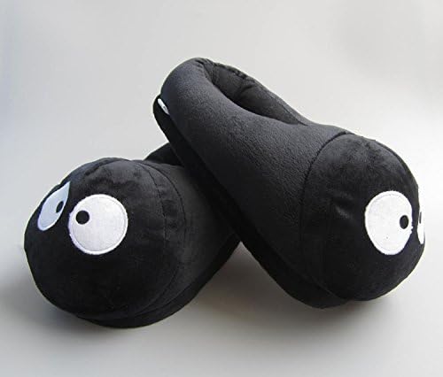 Fatflyshop - My Neighbor Totoro Ghibli Dust Bunny Adult Anime Cartoon Plush Indoor Bedroom Winter Warm Slipper