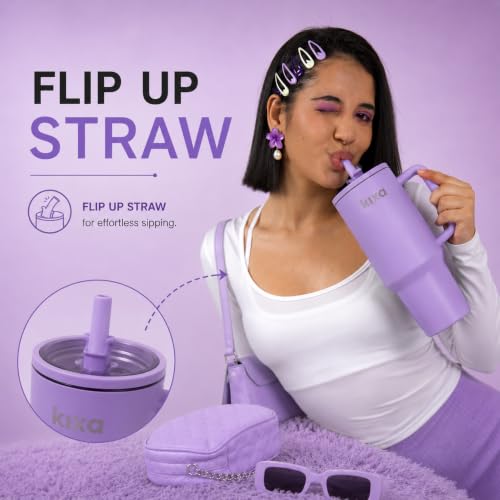 Image of HydroFlow Tumbler 1200 ml Hot & Cold Tumbler (Leakproof) (lilacc)