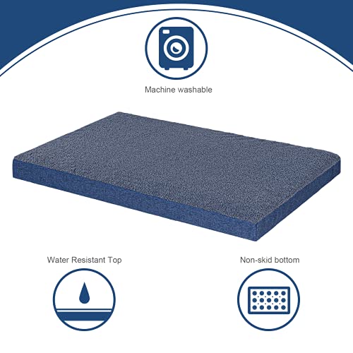 KULME Large Dog Bed for Large Dog, Cat Bed, Washable & Waterproof Cover, Anti Slip, Gel Memory Foam Dog Bed Mat, Dog… - Image 3