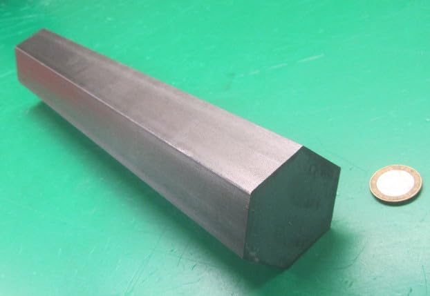 1018 Carbon Steel Hex Rod 2.00" Hex x 1 Foot Length
