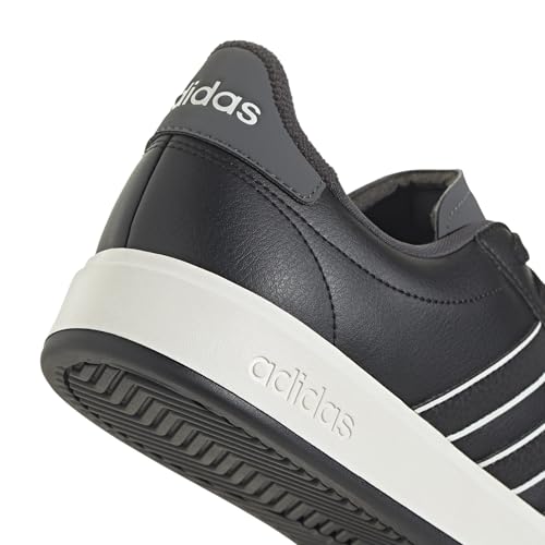 adidas Men's Grand Court 2.0 Sneaker, Black/Black/Off White, 9.54