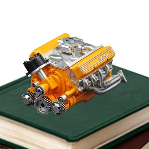 Elemento di stile: l'armoniosa combinazione di aspetto tecnico e funzione decorativa rende questo modello di motore un oggetto interno versatile per collezionisti attenti al design.