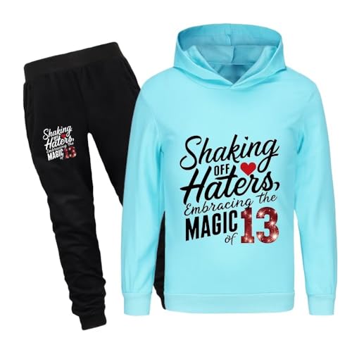 Children Kids Long Sleeve Hooded Pullover Sweatshirt Cute Suit Top and Pants outfits sets2