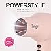 L'ANGE HAIR PowerStyle Ionic Turbo Hair Dryer | 1875W Fast Drying & Precision Styling for Long-Lasting, Frizz-Free Looks | Advanced Ionic Technology Smooths & Shines Hair (Blush)