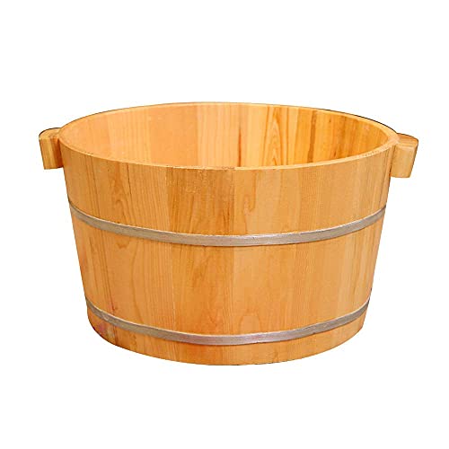 Balde de madera para spa de pies, pediluvio miniatura 5