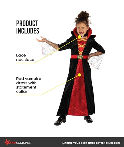 Disfraz de vampiro para niñas miniatura 2