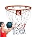 Wear-Resistant Basketball Hoop - Metal Basketballs Hoop - Dangling Multipurpose Basketball Rim,Stable Thickened Basket Ball Rim, Professional Basketballs for Backyard, Driveway
