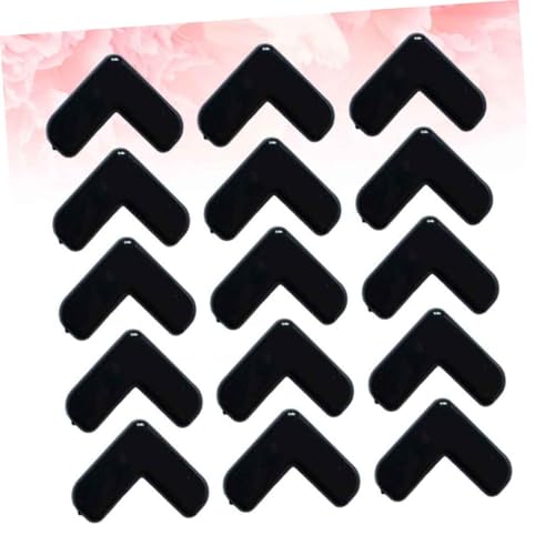 Image of NUOBESTY Silicone Corner Protector Guards 20 Pcs Colorful L-Shaped Anti-Collision Edge Bumpers for Kids Safety on Tables Windows and Furniture Corners