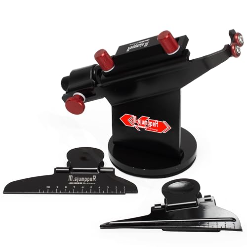 M.SJUMPPER ARCHERY Adjustable Fletching Jig with Straight Clamp Fletches Tool for DIY Arrows Shafts...