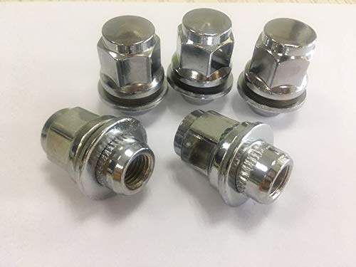 NB-AERO 20pcs Chrome M12 X 1.5 Aftermarket Wheel Lug Nuts fit 2000 Toyota Tacoma May Fit OEM Rims, Buyer Needs to Review The spec