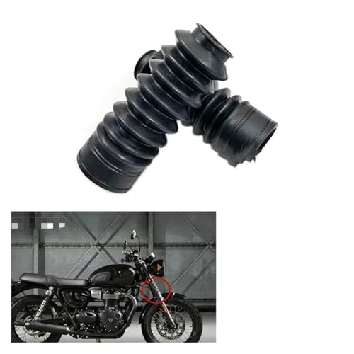 Cubierta de horquilla de goma de alta resistencia para moto Triumph Street Twin T120 3