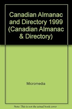 Hardcover Canadian Almanac Directory 1999 Book
