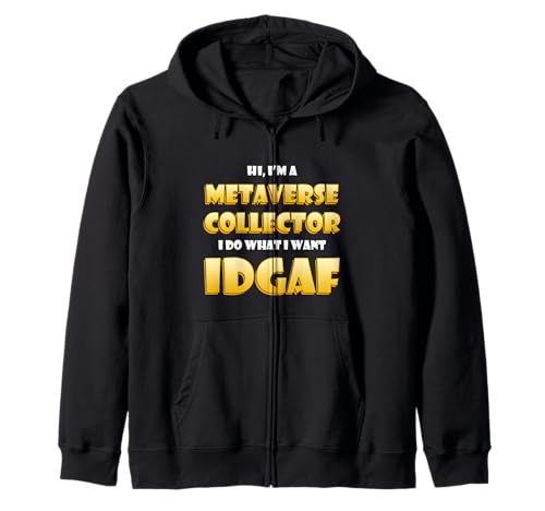 Metaverse Collector IDGAF Crypto Meme ETH NFT Metaverse DeFi �W�b�v�p�[�J�[