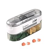 Tragbarer Tabletten-Teiler - Einstellbares Medikamenten-Schneidzubehör,Reise-Tablettenteiler | Für...