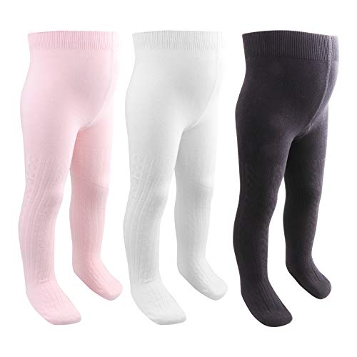 Baby girls boys toddler cable knit knee high leggings pants tight…