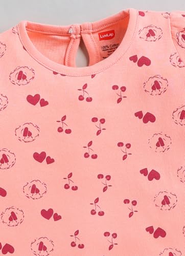 Image of LuvLap Baby Girls 100% Cotton Full Sleeve Girls Top Pack of 4