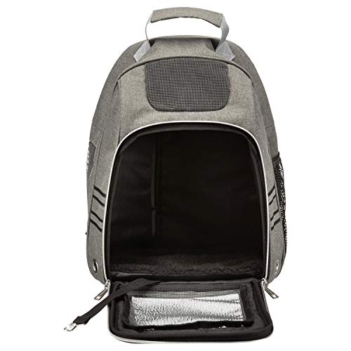 Trixie 28850 Rucksack Dan, 34 × 44 × 26 cm, grau