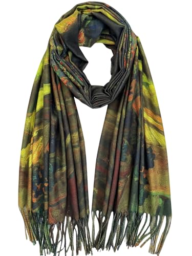 Châle VENVSBEE Art Print : étole pashmina d'une douceur exceptionnelle et finitions soignées