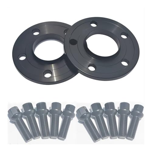 Élargisseurs de voie auto 10mm 5x112 avec moyeu 66.6 et adaptateur de jante en aluminium