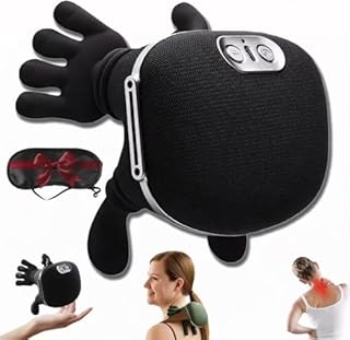 Massaggiatore cervicale, massaggiatore per spalle, massaggiatore Shiatsu schiena e collo, 3 impostazioni di massaggio e 2 livelli di riscaldamento, per casa, ufficio, viaggi, rilassa i muscoli