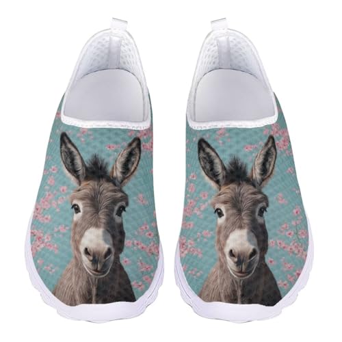 Xpyiqun Women Slip On Sneaker Mesh Running Shoes Casual Sport Tennis Sneakers Trainers