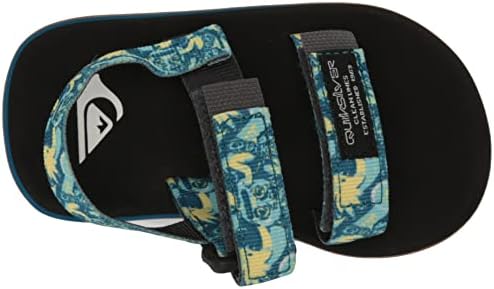 Quiksilver Boy's Monkey Caged Youth Sandal Flip-Flop, Blue/Blue/Yellow, 9 Toddler | Image 4