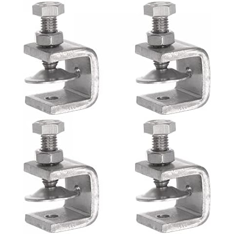 uxcell Stainless Steel C-Clamp - Durable and Easy to Use Cover