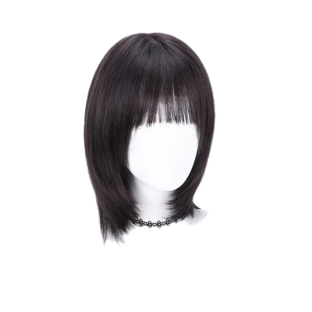 Perruque cheveux courts 30cm coupe bob frange air perruque fÃ©minine chic