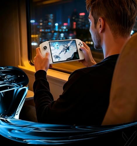 Image of OneXFly Apex Handheld Game Console 8 inch Touchscreen Win11 AMD Ryzen AI Max 395 Radeon 8060S 64GB LPDDR5X RAM /1TB SSD (White)