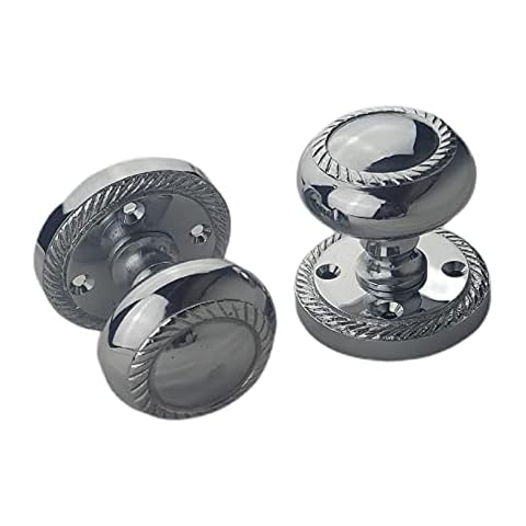 Golden Grace Polished Chrome Door Knob Set Cover