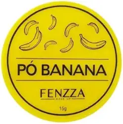 Pó Banana Para Maquiagem Fixador Translucido Finalizador, FZ34014, tb, Fenzza