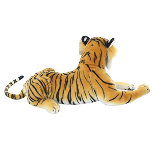 Jesonn Realistic Giant Stuffed Animals Tiger Plush Toys,Brown,27.5" Or 70 Centimeter,1Pc #TOP2