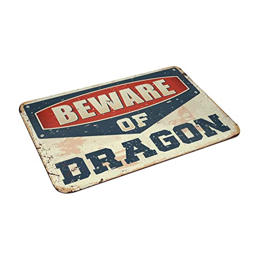 Tapis d'extérieur dragon COTECI étanche pour déco de man cave 65x90 cm