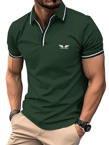 Image of Noble Monk Men's Solid Regular Fit Polo Shirt