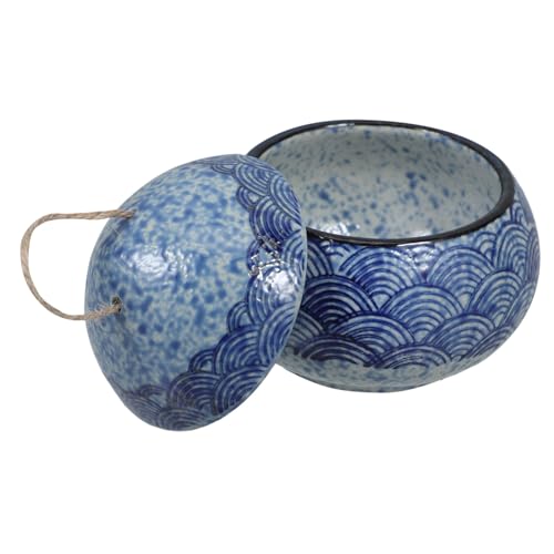 CIYODO Japonesa para Cocción Fuego Lento con Tapa Olla Pequeña para Sopas Postres y Pudding Cuenco Versátil para Huevos Nido y Tonicos Uso Doméstico y Comercial